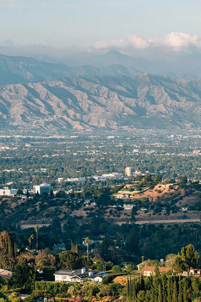 San Fernando Valley landscape view